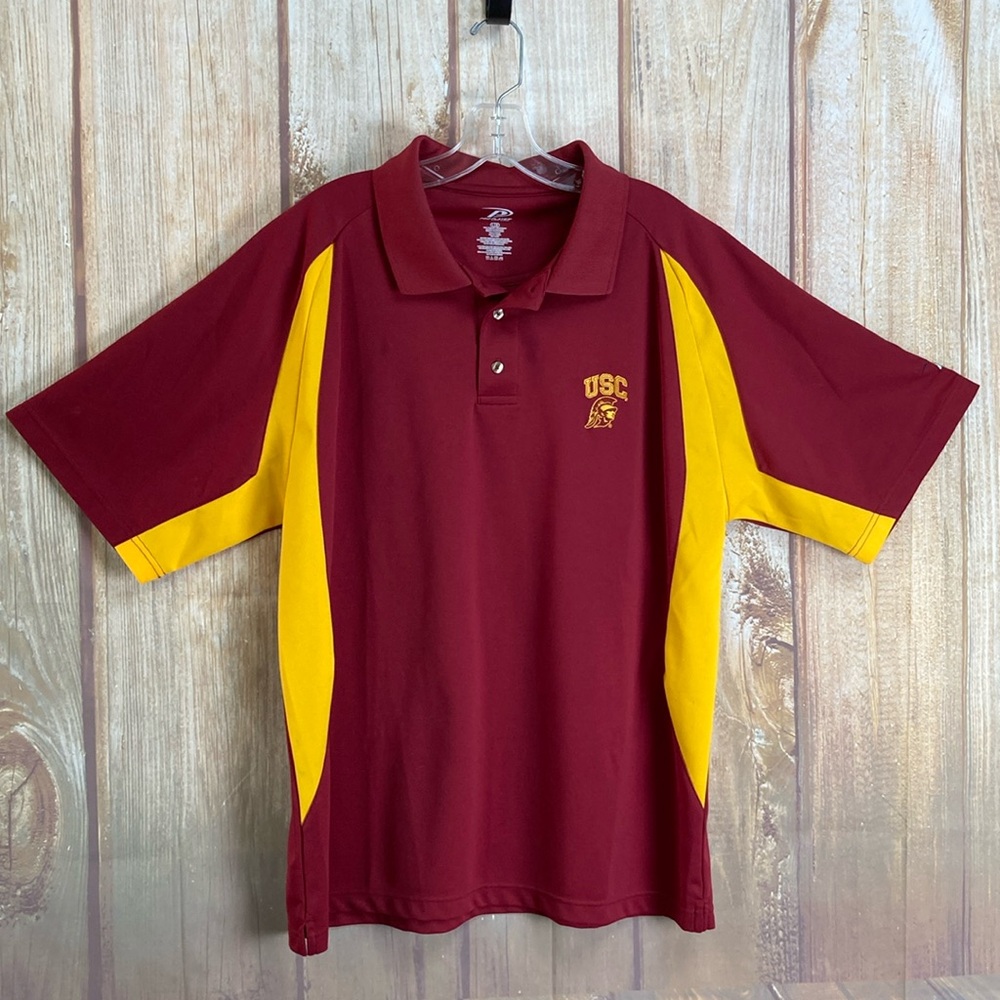 💵ProPlayer USC Trojans Polo Shirt Men’s Size Large